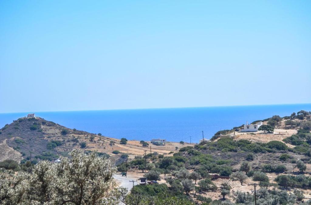 Villa George Sea View With Pool - Triopetra Exterior photo