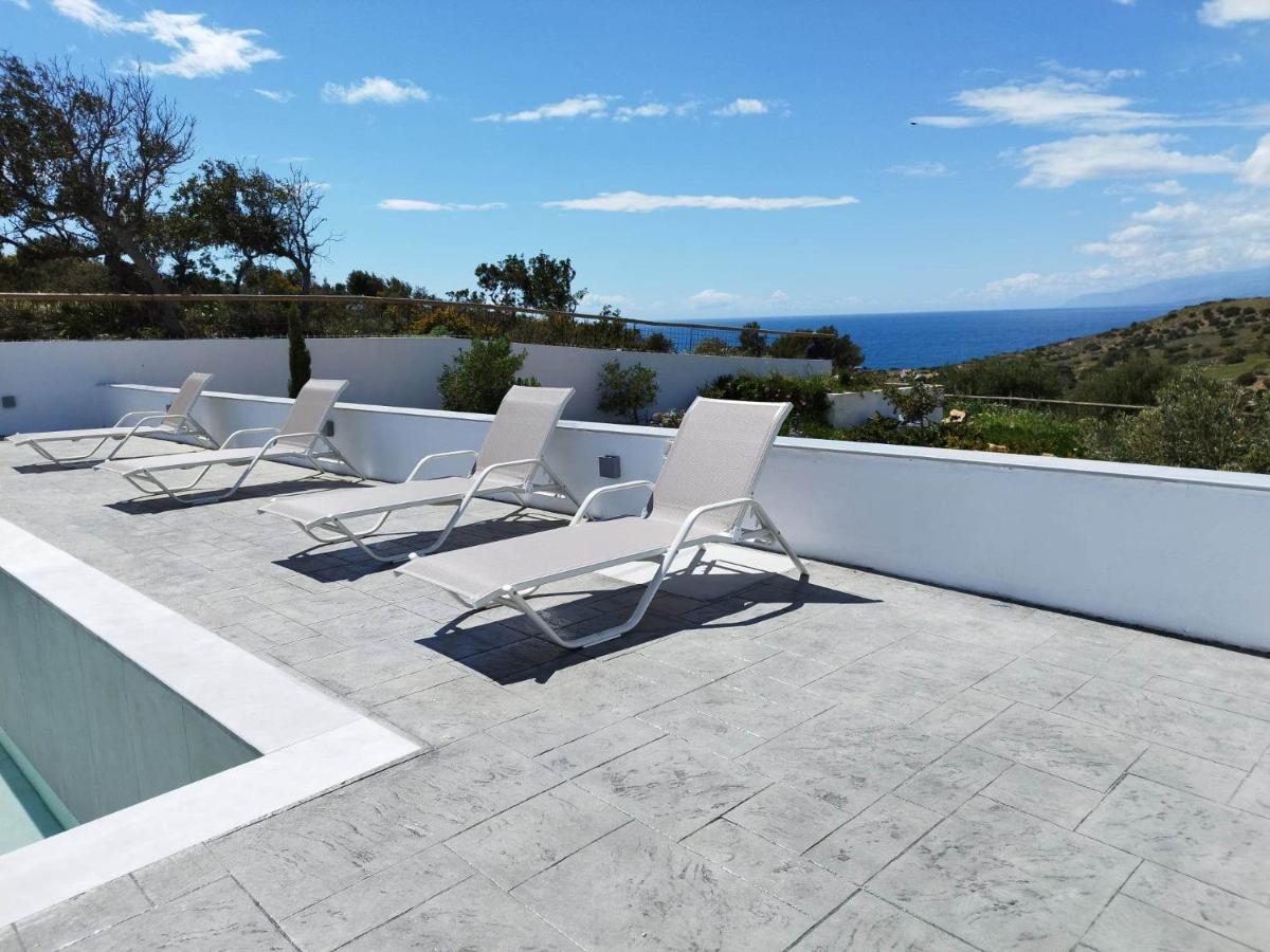 Villa George Sea View With Pool - Triopetra Exterior photo